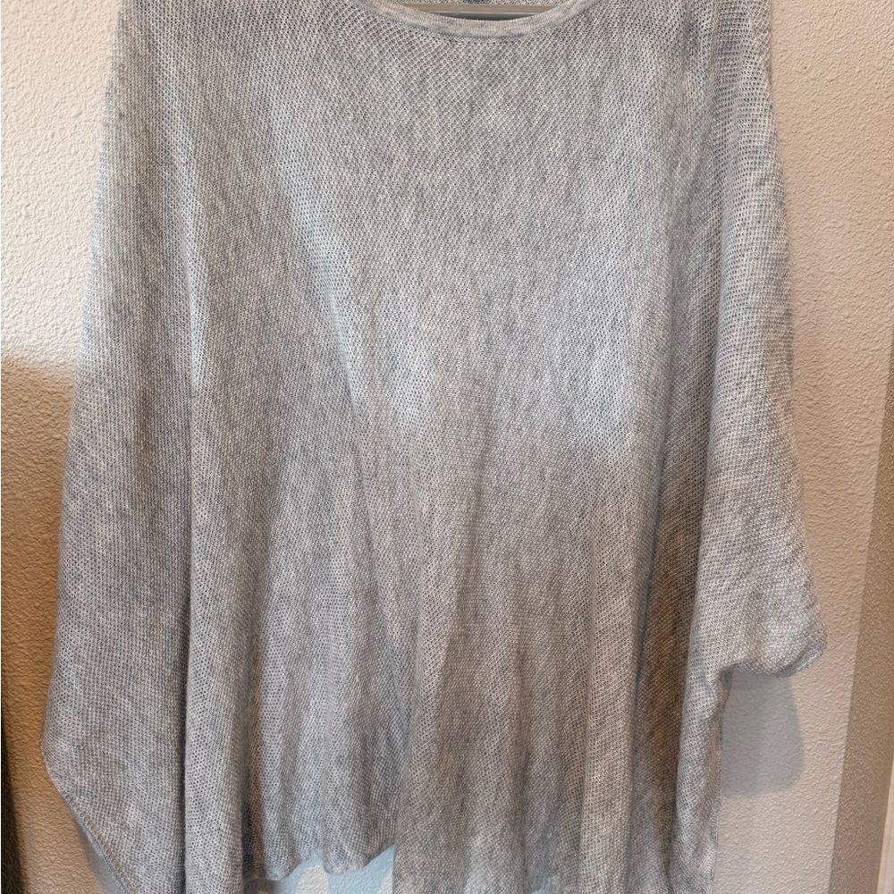 LOFT Light Gray Women's Poncho